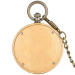 Wooden Pocket Watch Heart