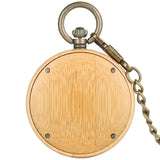 Wooden Pocket Watch Infinity